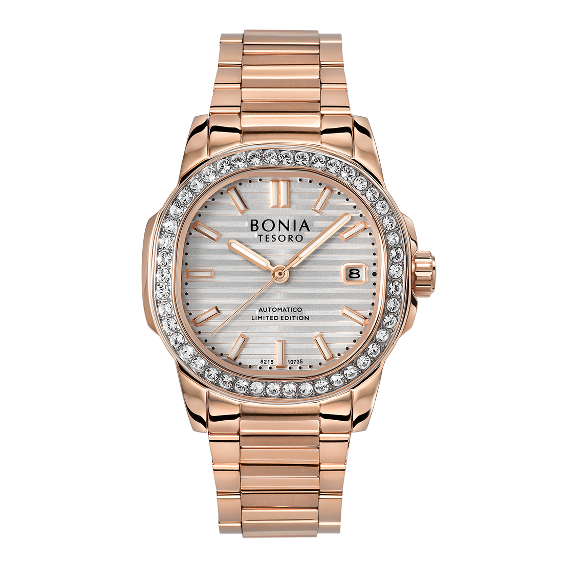 Bonia Tesoro Women Elegance Automatic Watch & Jewellery Set BNB10735-2512SLE