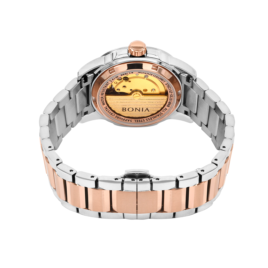 Bonia Tesoro Women Elegance Automatic Watch & Jewellery Set BNB10735-2672LE