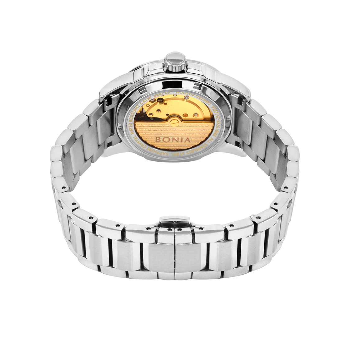 Bonia Tesoro Women Automatic Watch & Jewellery Set BNB10736-2392GLE
